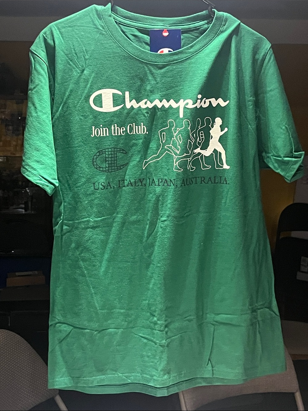 Champion Green 'Join the Club' Graphic Tee for Kids